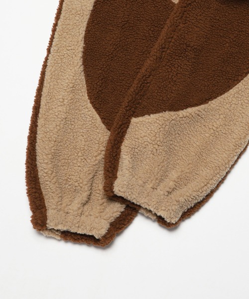 VANQUISH（ヴァンキッシュ）の「VANQUISH / ヴァンキッシュ Sans Serif ロゴ ジップアップ ボアパンツ（その他パンツ・メンズ・ブラウン/グレー・M/L）」の5枚目の写真