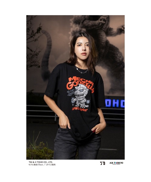 ゴジラ 70 周年記念 昭和シリーズシーンイラスト T シャツ 3