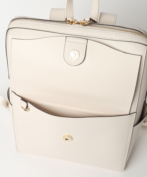 GLOBAL WORK（グローバルワーク）の「スペ軽撥水リュック/629822（バックパック/リュック・レディース・アイボリー/ブラック/ベージュ・ONE SIZE）」の12枚目の写真