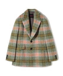 CABaN（キャバン）の「シャギーチェック テーラードジャケット（ダウンジャケット/コート）」