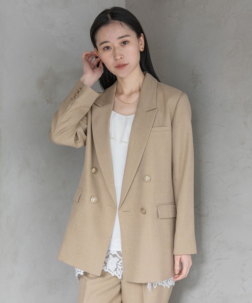 A part by(アパートバイ)の「ヘムレースキャミソール(キャミソール・レディース・オフホワイト/ブラック・FREE)」の6枚目の写真