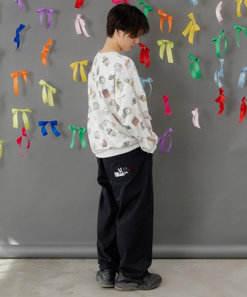 ScoLar Parity（スカラーパリティ）の「353140：ポッケにパリティキャラクターズ 3素材パンツ（その他パンツ・レディース・ブルー/チャコールグレー/ブラック・M）」の8枚目の写真