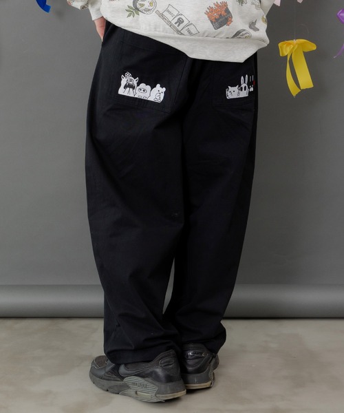 ScoLar Parity（スカラーパリティ）の「353140：ポッケにパリティキャラクターズ 3素材パンツ（その他パンツ・レディース・ブルー/チャコールグレー/ブラック・M）」の10枚目の写真