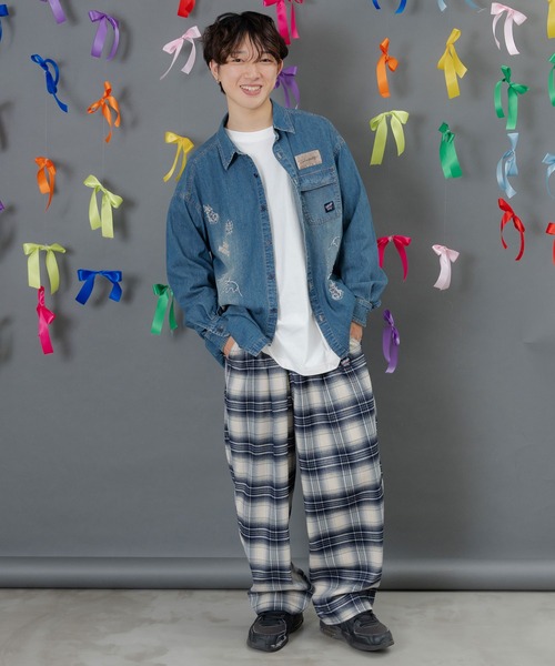 ScoLar Parity（スカラーパリティ）の「353140：ポッケにパリティキャラクターズ 3素材パンツ（その他パンツ・レディース・ブルー/チャコールグレー/ブラック・M）」の17枚目の写真