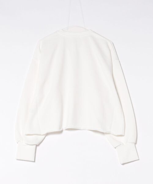 Doux archives（ドゥアルシーヴ）の「キーネックスウェットプルオーバー（スウェット・レディース・グレー/オフホワイト/ベージュ・FREE）」の4枚目の写真