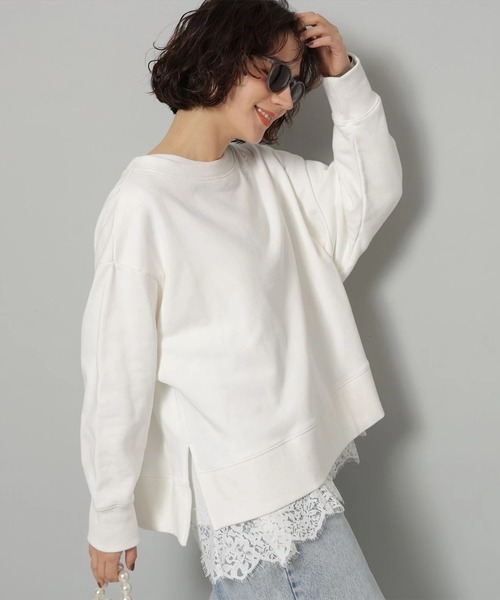 裾レースロンT（Tシャツ/カットソー）｜Arpege story（アルページュ