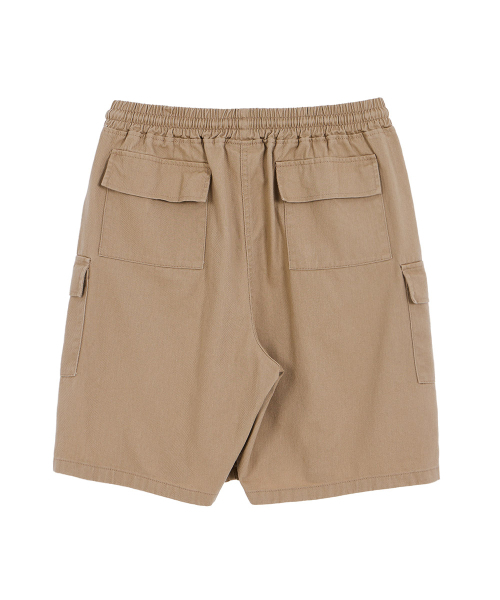 MAKEITTO（メイキット）の「6 POCKETS SEMI WIDE CARGO HALF PANTS_BEIGE（その他パンツ・メンズ・その他・MEDIUM/LARGE/X-LARGE）」の3枚目の写真