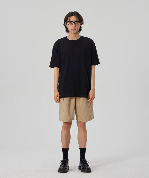 MAKEITTO（メイキット）の「6 POCKETS SEMI WIDE CARGO HALF PANTS_BEIGE（その他パンツ・メンズ・その他・MEDIUM/LARGE/X-LARGE）」の6枚目の写真