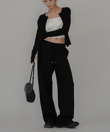 KINO THE KEI（キノザケイ）の「[DAILY & TRAVEL] バレルレッグ ニット パンツ KINO THE KEI（その他パンツ）」