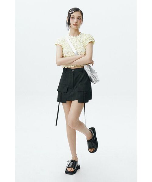 Midnight Move（ミッドナイトムーブ）の「st cargo skirt (black)（スカート・レディース・その他・S）」の6枚目の写真