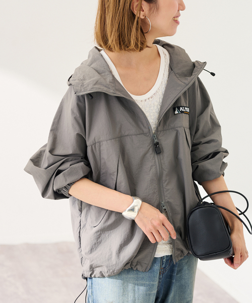 FRAMeWORK（フレームワーク）の「≪追加≫ALTUS/アルタス 別注W ZIPマウンテンパーカー（マウンテンパーカー・レディース・スミクロ/ウッド/ホワイト・FREE）」の10枚目の写真