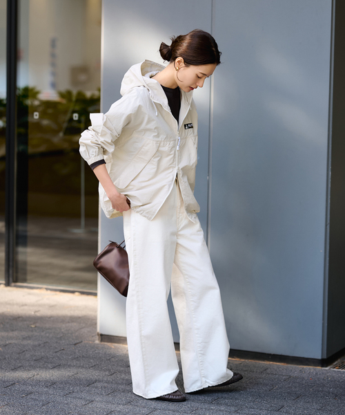 FRAMeWORK（フレームワーク）の「≪追加≫ALTUS/アルタス 別注W ZIPマウンテンパーカー（マウンテンパーカー・レディース・スミクロ/ウッド/ホワイト・FREE）」の14枚目の写真