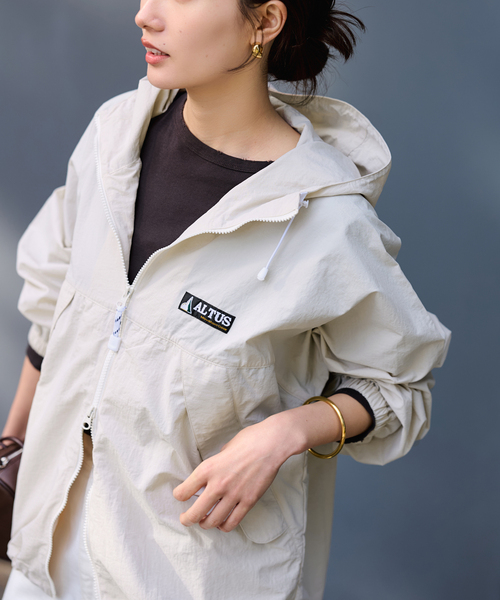 FRAMeWORK（フレームワーク）の「≪追加≫ALTUS/アルタス 別注W ZIPマウンテンパーカー（マウンテンパーカー・レディース・スミクロ/ウッド/ホワイト・FREE）」の20枚目の写真