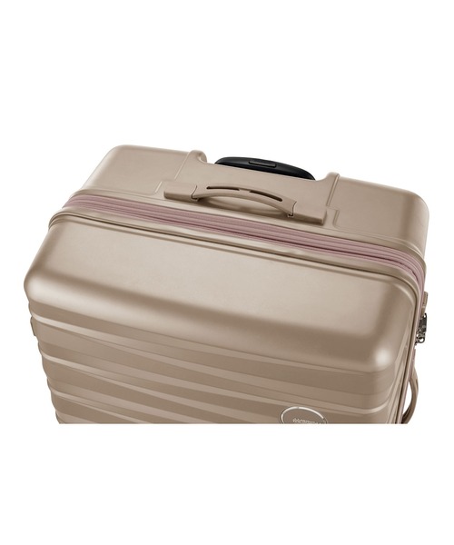 AMERICAN TOURISTER(アメリカンツーリスター)の「アメリカンツーリスター BRINK スピナー70/25 エキスパンダブル ライトゴールド(スーツケース/キャリーバッグ・レディース・イエロー・L)」の7枚目の写真