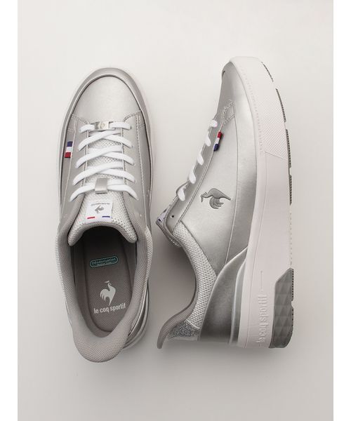le coq sportif(ルコックスポルティフ)の「【le coq sportif】LCS SEVRES LIFT 2 SI(スニーカー・レディース・シルバー・24.5/24/25/23/23.5)」の6枚目の写真