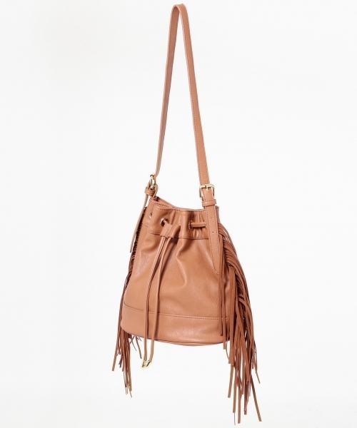 GLOBAL WORK（グローバルワーク）の「フリンジＢＡＧ/711564（ショルダーバッグ・レディース・アイボリー/ブラック/ブラウン・ONE SIZE）」の11枚目の写真