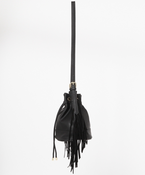 GLOBAL WORK（グローバルワーク）の「フリンジＢＡＧ/711564（ショルダーバッグ・レディース・アイボリー/ブラック/ブラウン・ONE SIZE）」の15枚目の写真