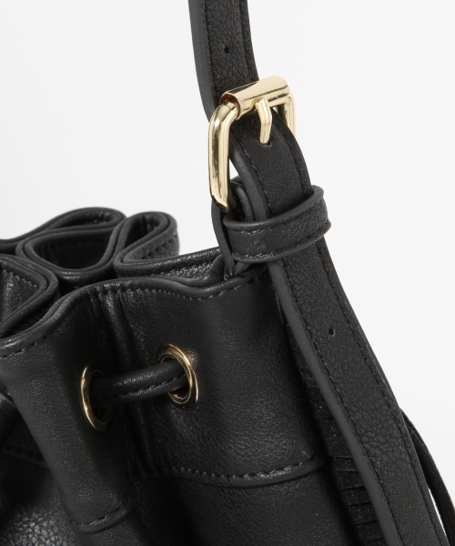 GLOBAL WORK（グローバルワーク）の「フリンジＢＡＧ/711564（ショルダーバッグ・レディース・アイボリー/ブラック/ブラウン・ONE SIZE）」の5枚目の写真