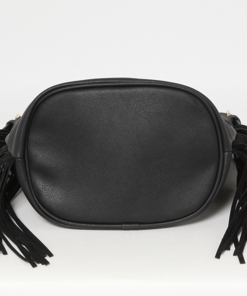 GLOBAL WORK（グローバルワーク）の「フリンジＢＡＧ/711564（ショルダーバッグ・レディース・アイボリー/ブラック/ブラウン・ONE SIZE）」の9枚目の写真