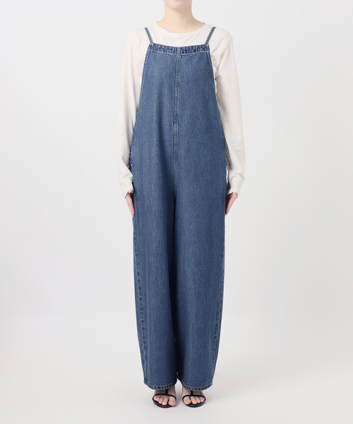 B.C STOCK(ベーセーストック)の「ウォッシャブル / DU JOUR / デュ ジュール BK-BOW JEAN SALOPETTE(サロペット/オーバーオール・レディース・ネイビー/ブルー系その他・FREE)」の20枚目の写真