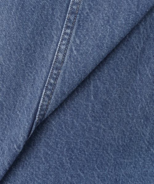 B.C STOCK(ベーセーストック)の「ウォッシャブル / DU JOUR / デュ ジュール BK-BOW JEAN SALOPETTE(サロペット/オーバーオール・レディース・ネイビー/ブルー系その他・FREE)」の21枚目の写真