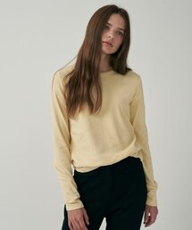 ソフトラウンドTシャツ - イエロー