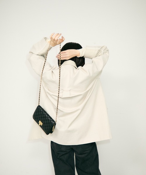 TONER(トナー)の「キルティングチェーンショルダーバッグ/ロゴプレート付き/財布(ショルダーバッグ・レディース・ブラック・FREE)」の19枚目の写真