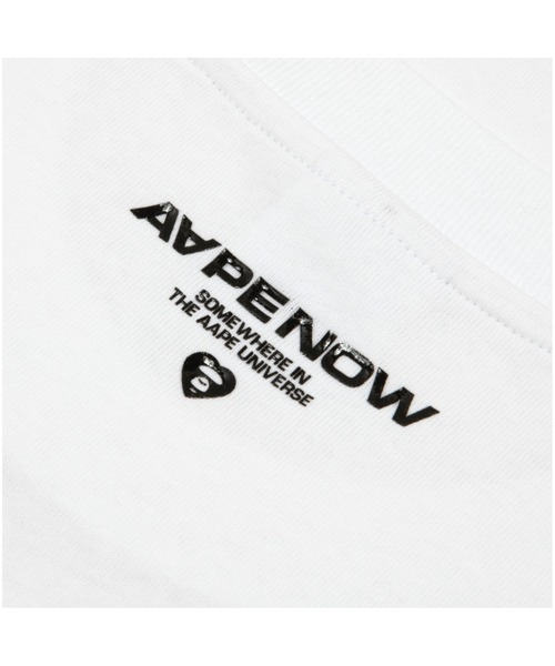 AAPE BY A BATHING APE(エーエイプバイアベイシングエイプ)の「AAPE NOW HEART TEE(Tシャツ/カットソー・メンズ・ピンク/ホワイト/ブラック・X-LARGE/SMALL/MEDIUM/LARGE/X-SMALL)」の9枚目の写真