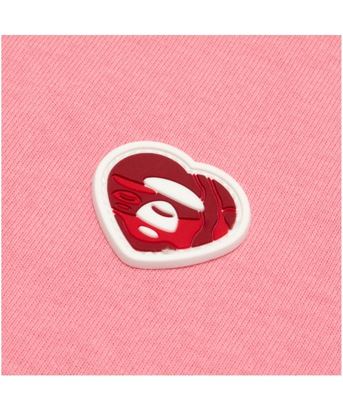 AAPE BY A BATHING APE(エーエイプバイアベイシングエイプ)の「AAPE NOW HEART TEE(Tシャツ/カットソー・メンズ・ピンク/ホワイト/ブラック・X-LARGE/SMALL/MEDIUM/LARGE/X-SMALL)」の5枚目の写真