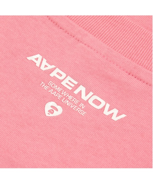 AAPE BY A BATHING APE(エーエイプバイアベイシングエイプ)の「AAPE NOW HEART TEE(Tシャツ/カットソー・メンズ・ピンク/ホワイト/ブラック・X-LARGE/SMALL/MEDIUM/LARGE/X-SMALL)」の6枚目の写真