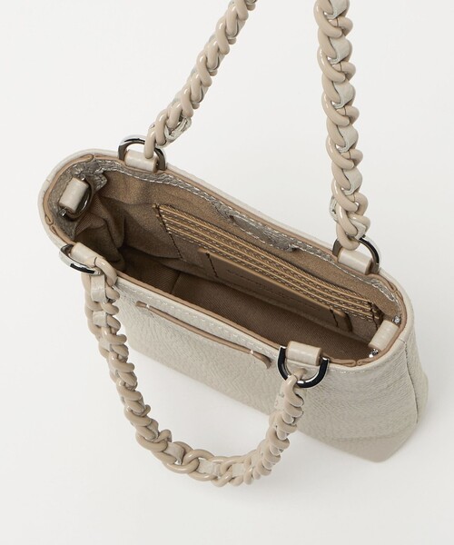 GIANNI CHIARINI(ジャンニ キアリーニ)の「<GIANNI CHIARINI>CAMILLA バッグ(ハンドバッグ・レディース・ブラック/ナチュラル・FREE)」の14枚目の写真