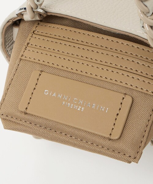 GIANNI CHIARINI(ジャンニ キアリーニ)の「<GIANNI CHIARINI>CAMILLA バッグ(ハンドバッグ・レディース・ブラック/ナチュラル・FREE)」の12枚目の写真