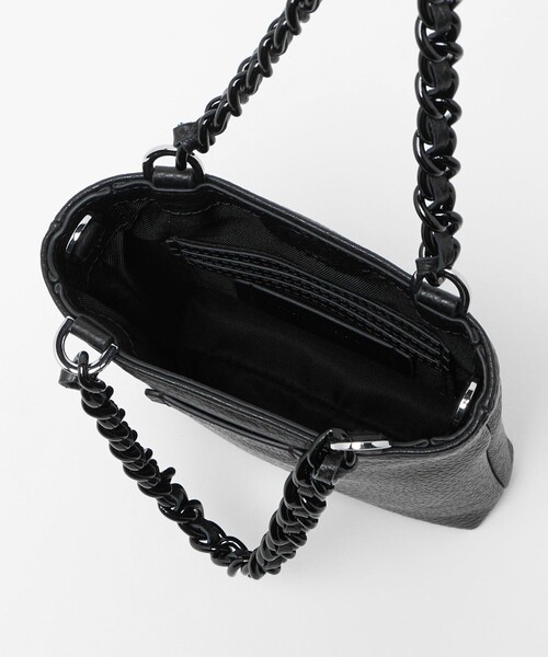 GIANNI CHIARINI(ジャンニ キアリーニ)の「<GIANNI CHIARINI>CAMILLA バッグ(ハンドバッグ・レディース・ブラック/ナチュラル・FREE)」の6枚目の写真