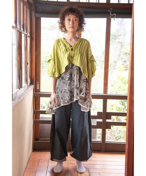 anlio（アンリオ）の「DIM POCKET SHIRT（シャツ/ブラウス・レディース・グリーン・FREE）」の5枚目の写真