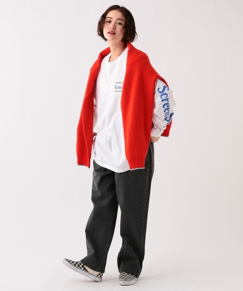 GEORGE'S(ジョージズ)の「スクリーンスターズロゴロンT(Tシャツ/カットソー・メンズ・ブラック/ホワイト・MEDIUM/LARGE)」の5枚目の写真