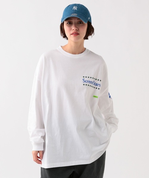 GEORGE'S(ジョージズ)の「スクリーンスターズロゴロンT(Tシャツ/カットソー・メンズ・ブラック/ホワイト・MEDIUM/LARGE)」の7枚目の写真