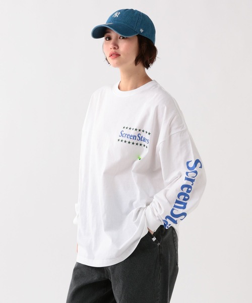 GEORGE'S(ジョージズ)の「スクリーンスターズロゴロンT(Tシャツ/カットソー・メンズ・ブラック/ホワイト・MEDIUM/LARGE)」の9枚目の写真