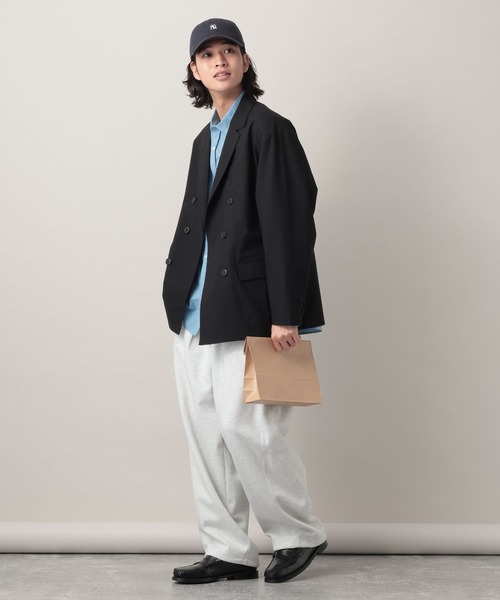 RAGEBLUE(レイジブルー)の「Extra fabric Double Tailored Jacket/ダブルテーラードジャケット【セットアップ対応】(テーラードジャケット・メンズ・ネイビー/グレー/ライトブルー/ブラック・LARGE/MEDIUM/SMALL)」の7枚目の写真