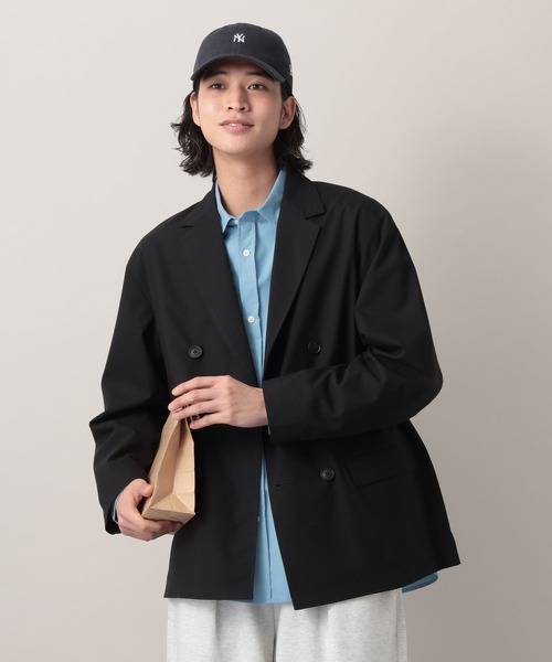 RAGEBLUE(レイジブルー)の「Extra fabric Double Tailored Jacket/ダブルテーラードジャケット【セットアップ対応】(テーラードジャケット・メンズ・ネイビー/グレー/ライトブルー/ブラック・LARGE/MEDIUM/SMALL)」の8枚目の写真