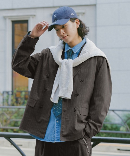 RAGEBLUE(レイジブルー)の「Extra fabric Double Tailored Jacket/ダブルテーラードジャケット【セットアップ対応】(テーラードジャケット・メンズ・ネイビー/グレー/ライトブルー/ブラック・LARGE/MEDIUM/SMALL)」の14枚目の写真