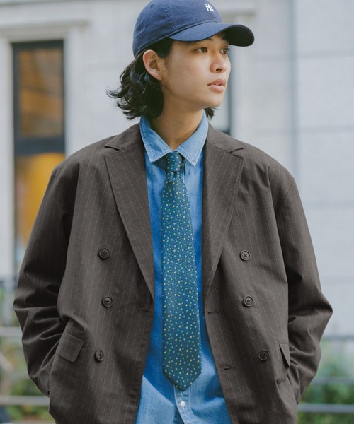 RAGEBLUE(レイジブルー)の「Extra fabric Double Tailored Jacket/ダブルテーラードジャケット【セットアップ対応】(テーラードジャケット・メンズ・ネイビー/グレー/ライトブルー/ブラック・LARGE/MEDIUM/SMALL)」の16枚目の写真