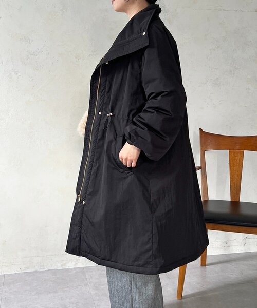 un dix cors（アンディコール）の「ウエストドロストロングコート（その他アウター・レディース・ブラック/グレイッシュベージュ/オリーブ・FREE）」の11枚目の写真