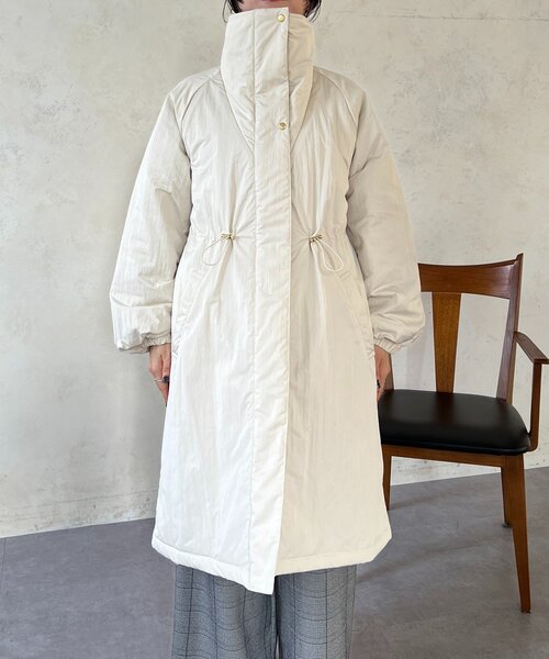 un dix cors（アンディコール）の「ウエストドロストロングコート（その他アウター・レディース・ブラック/グレイッシュベージュ/オリーブ・FREE）」の18枚目の写真