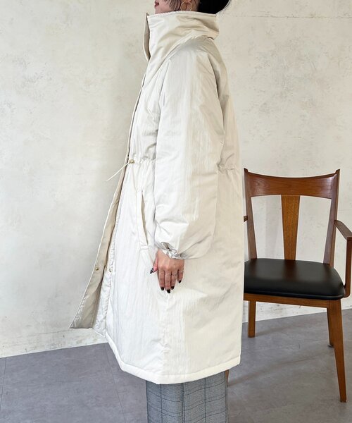 un dix cors（アンディコール）の「ウエストドロストロングコート（その他アウター・レディース・ブラック/グレイッシュベージュ/オリーブ・FREE）」の19枚目の写真