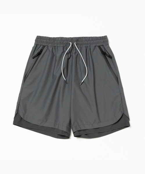 meanswhile（ミーンズワイル）の「MINOTECH Tech Commuter Shorts（その他パンツ・メンズ・ブラック/グレー・1(S)/2(M)/3(L)）」の2枚目の写真