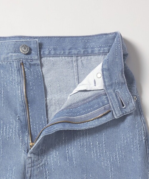 CITEN(シテン)の「<CITEN>ダメージデニムストレートパンツ ブルー(デニムパンツ・レディース・コバルトブルー・L/M/S)」の6枚目の写真