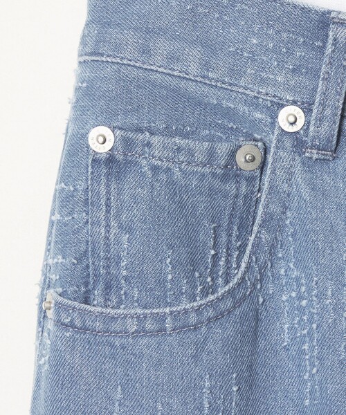 CITEN(シテン)の「<CITEN>ダメージデニムストレートパンツ ブルー(デニムパンツ・レディース・コバルトブルー・L/M/S)」の8枚目の写真