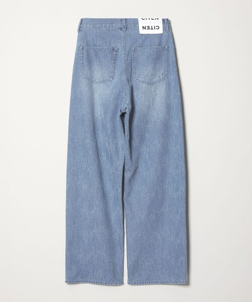CITEN(シテン)の「<CITEN>ダメージデニムストレートパンツ ブルー(デニムパンツ・レディース・コバルトブルー・L/M/S)」の10枚目の写真