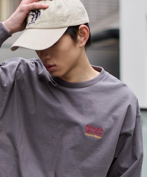 WEGO(ウィゴー)の「WEGO/【26年春夏新作】グラフィックBIG T(LS)(Tシャツ/カットソー・メンズ・アッシュグレー/ホワイト/ブラック/スミクロ・MEDIUM/LARGE)」の3枚目の写真