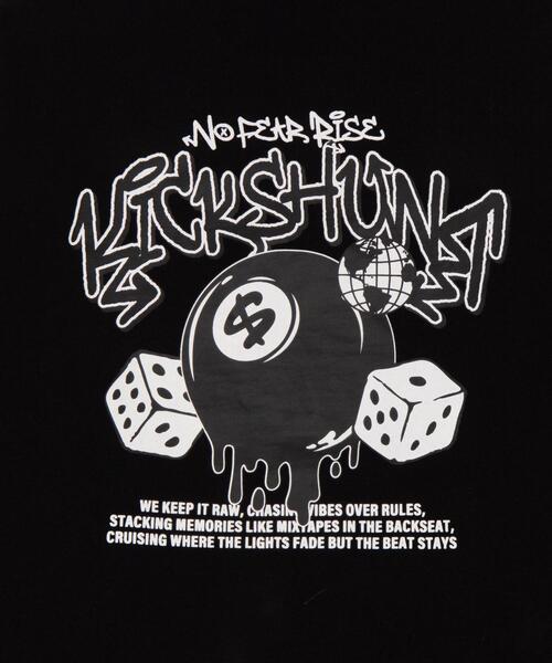 WEGO(ウィゴー)の「WEGO/【26年春夏新作】グラフィックBIG T(LS)(Tシャツ/カットソー・メンズ・アッシュグレー/ホワイト/ブラック/スミクロ・MEDIUM/LARGE)」の5枚目の写真